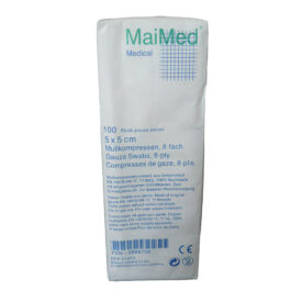 Mullkompressen 5×5 8fach unst. 100St Mullkompressen 5×5 8fach unst. 100St