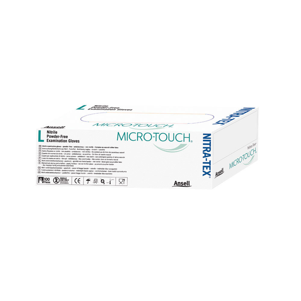 Micro-Touch Nitra Tex EP Gr. L 100St | 275386 Micro-Touch Nitra Tex EP Gr. L 100St | 275386