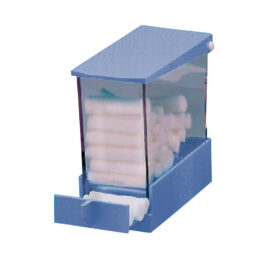 Watterollenspender m. Entnahmef. blau St Watterollenspender m. Entnahmef. blau St