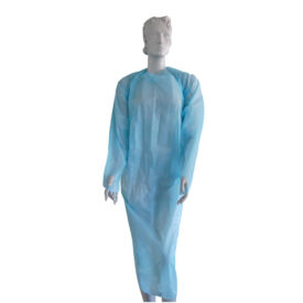 Schutzkittel blau Arm lang 98x120cm  Pa Schutzkittel blau Arm lang 98x120cm  Pa