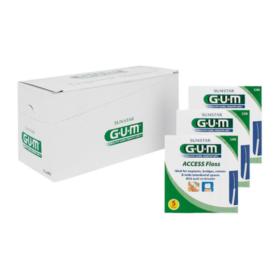 GUM Access Floss 50 x 5 Fäden  Box | 262301