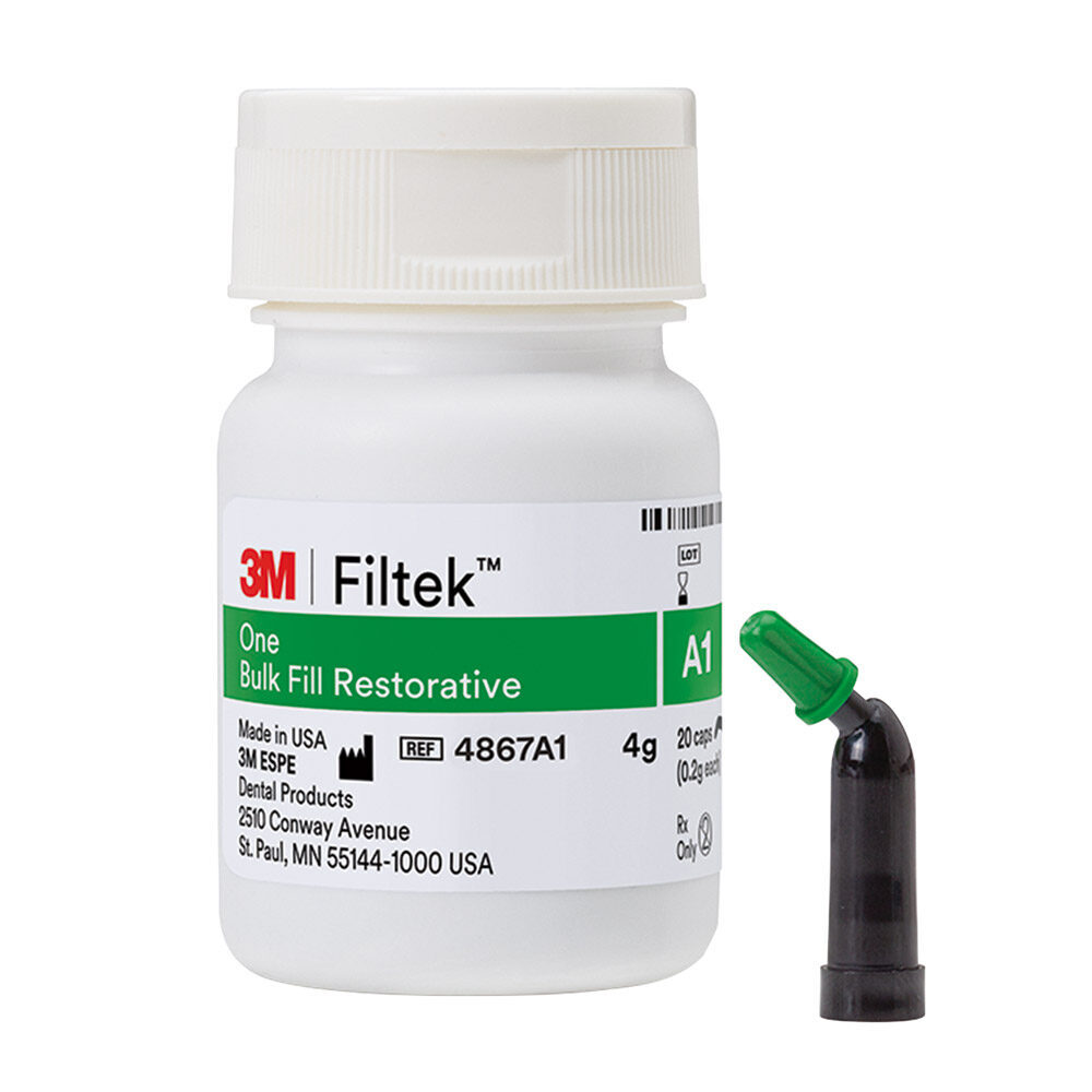 Filtek One Bulk Fill A1 20×0,2g Caps | 263525 Filtek One Bulk Fill A1 20×0,2g Caps | 263525