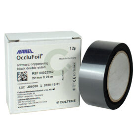 Hanel Folie 12µ PET ds 22mm schwarz  25m Hanel Folie 12µ PET ds 22mm schwarz  25m