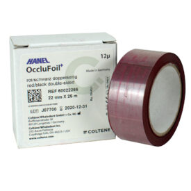 Hanel Folie 12µ PET ds 22mm schw/rot 25m Hanel Folie 12µ PET ds 22mm schw/rot 25m