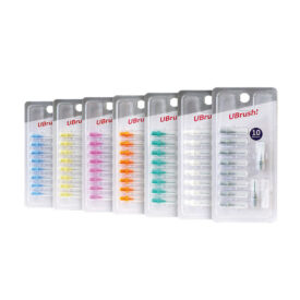 UBrush Bürsten blau 0,5mm zyl.  10St UBrush Bürsten blau 0,5mm zyl.  10St
