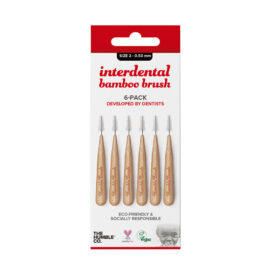 Humble ID Bürste Bambus 2-0,5mm rot 6St Humble ID Bürste Bambus 2-0,5mm rot 6St