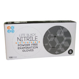 Nitril Gloves ASAP PF black Gr.XS 100St Nitril Gloves ASAP PF black Gr.XS 100St