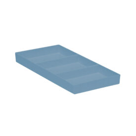 Cabinet Tray mit 3 Fächern blau St Cabinet Tray mit 3 Fächern blau St