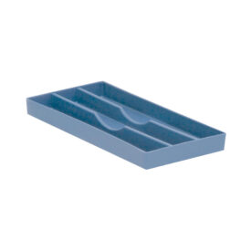 Cabinet Tray 3 Lange Fächer blau St Cabinet Tray 3 Lange Fächer blau St