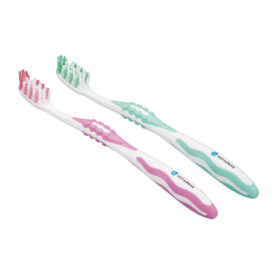 Miradent Carebrush Zahnb. weiß/pink  St Miradent Carebrush Zahnb. weiß/pink  St