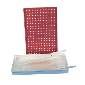 Tray Deckel gelocht silber St Tray Deckel gelocht silber St