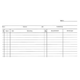 Krankenblatt B weiß kopfgel. 100St Krankenblatt B weiß kopfgel. 100St