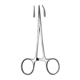 Mosquitoklemme 12,5cm gebogen St Mosquitoklemme 12,5cm gebogen St