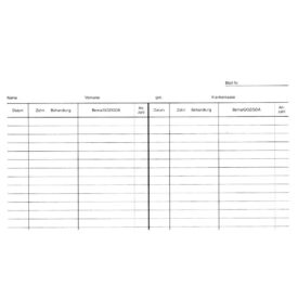 Krankenblatt C weiß kopfgel. 100St Krankenblatt C weiß kopfgel. 100St