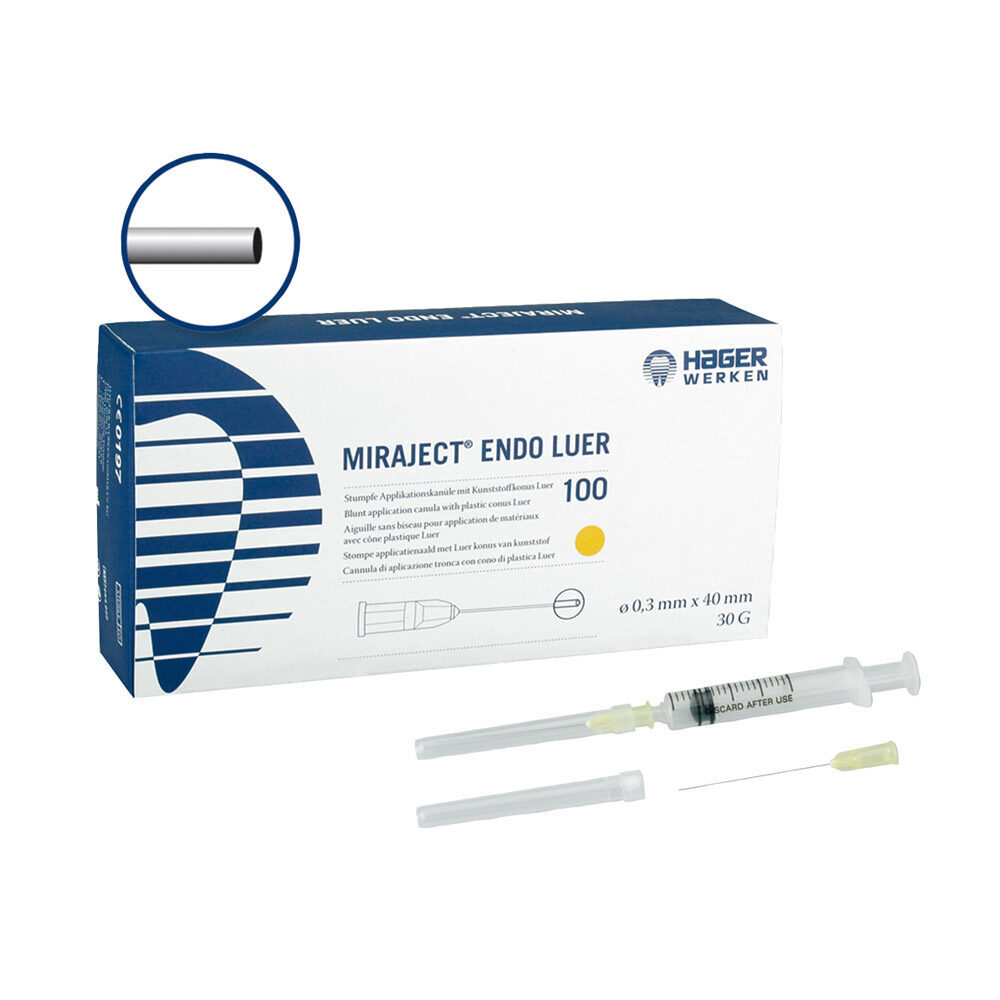 Miraject Endo Luer Kanülen 25G 0,5x40mm | 300846 Miraject Endo Luer Kanülen 25G 0,5x40mm | 300846