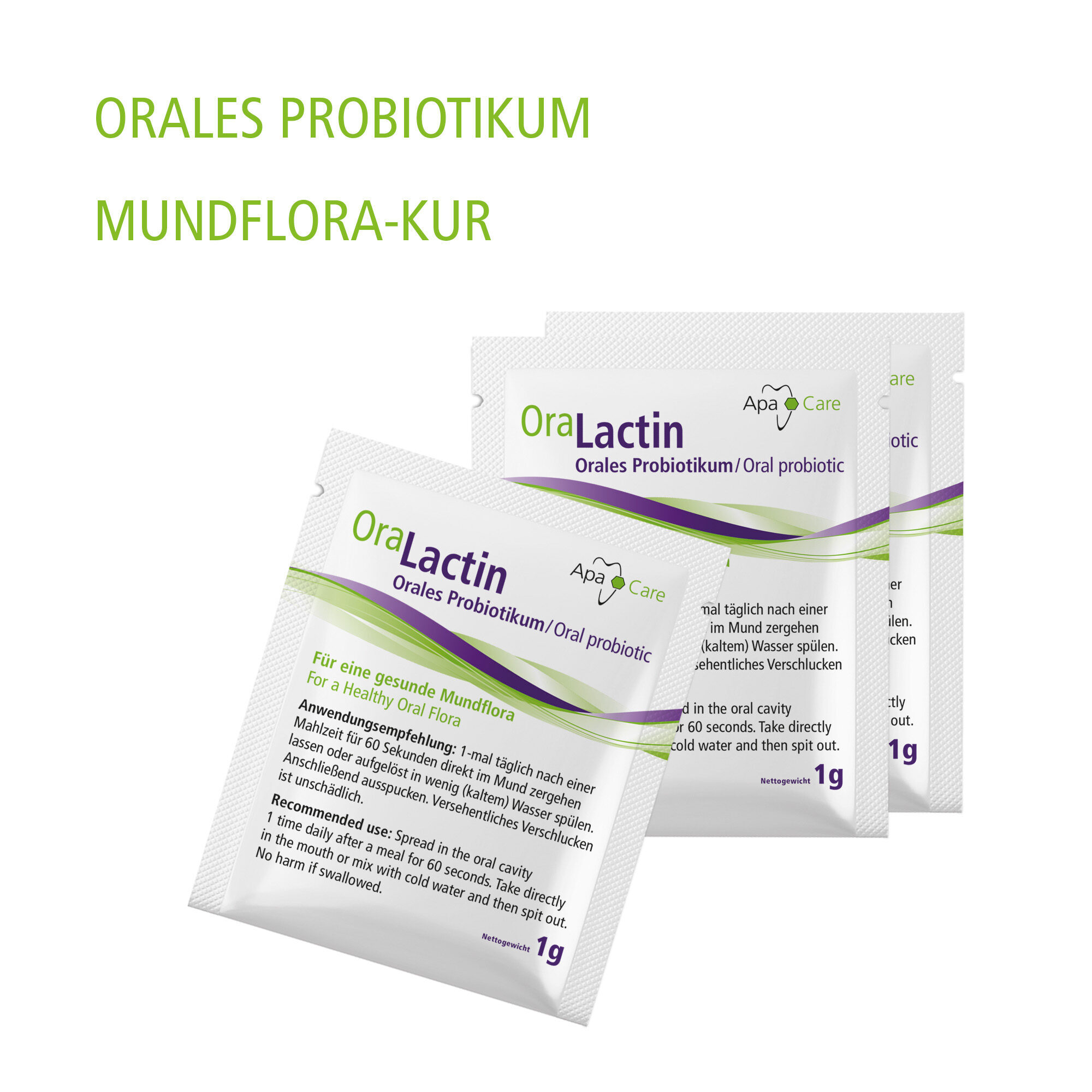 ApaCare OraLactin Orales Probiotikum Sachets | 410014