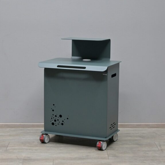 Edarredo Caddie Workstation für Scanner aus Stahl in Grün Ausstellungsstück | 319064