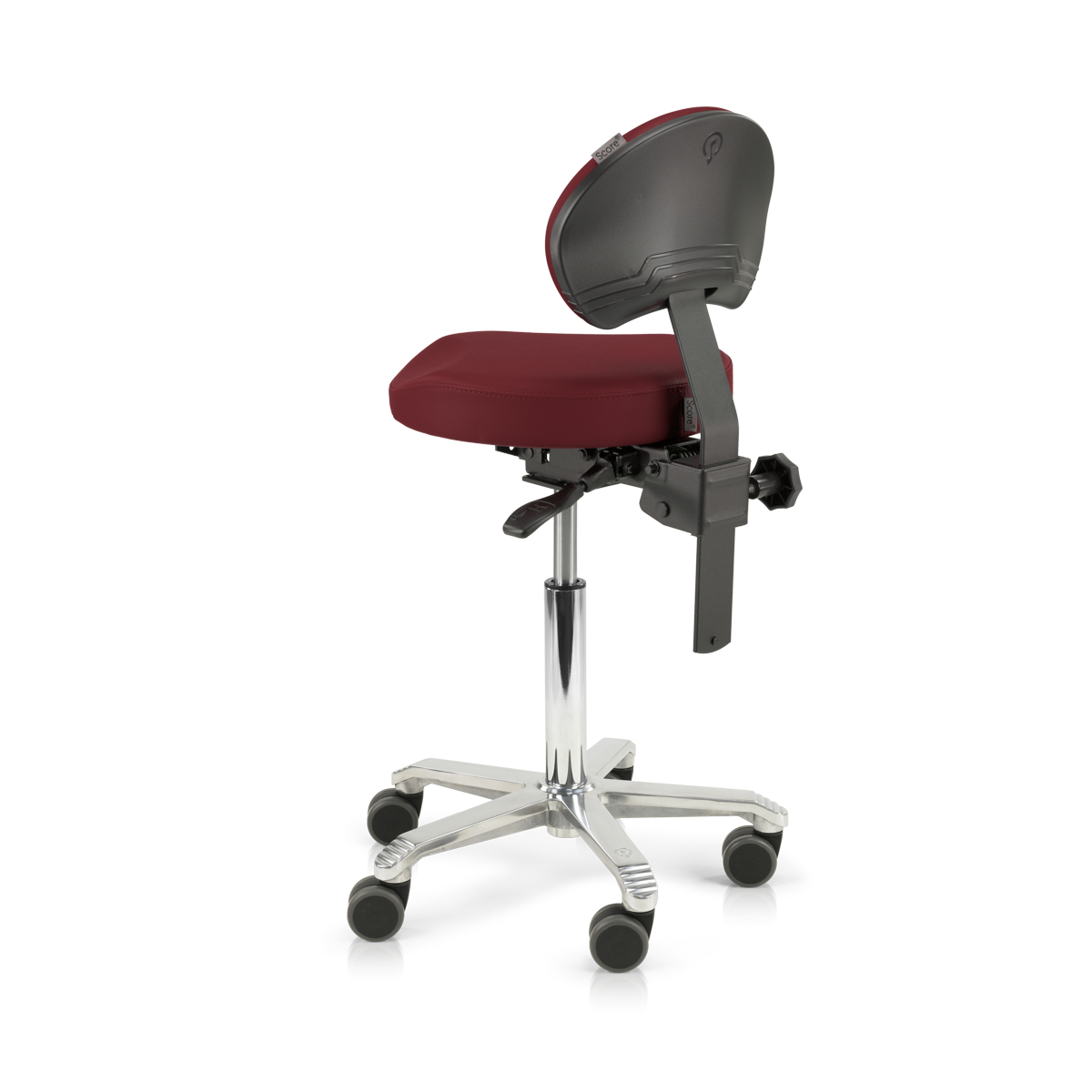 SCORE Medical 6311 Hocker mit Lehne Praxisstuhl in 12 Farben Harry Hocker | 318635