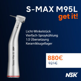 NSK Get it! Aktion: S-Max M 95L Winkelstück NSK Get it! Aktion: S-Max M 95L Winkelstück