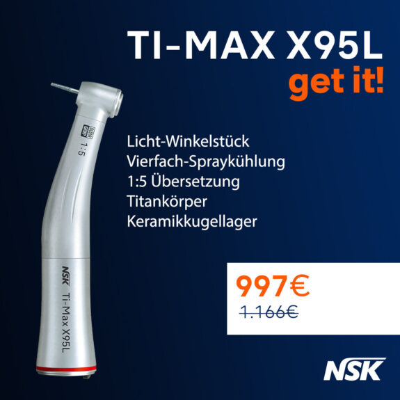 NSK-Aktion: Winkelstück Ti-Max X95L | 320032