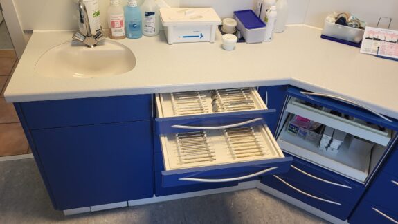 Instrumentenschrank mit Spüle; = inzwischen reserviert | 320523