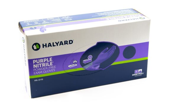 O&M Halyard – Purple Nitrile Untersuchungshandschuhe XS | 321994