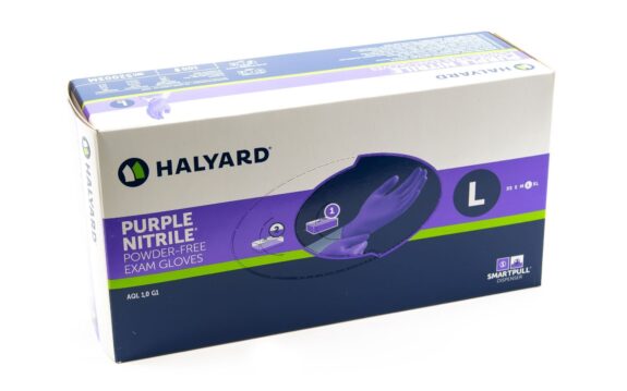 O&M Halyard – Purple Nitrile Untersuchungshandschuhe L | 322011
