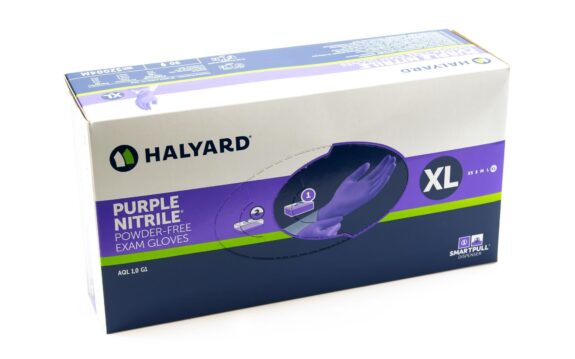 O&M Halyard – Purple Nitrile Untersuchungshandschuhe XL | 322013