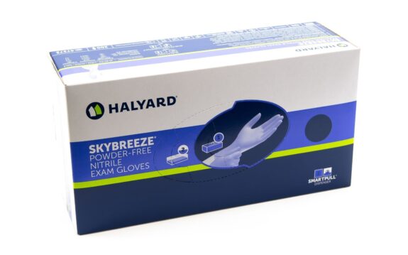O&M Halyard – SKYBREEZE Nitril Untersuchungshandschuhe XL | 321974