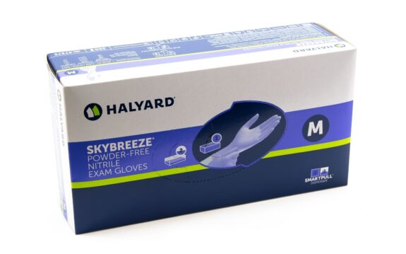 O&M Halyard – SKYBREEZE Nitril Untersuchungshandschuhe M | 321970