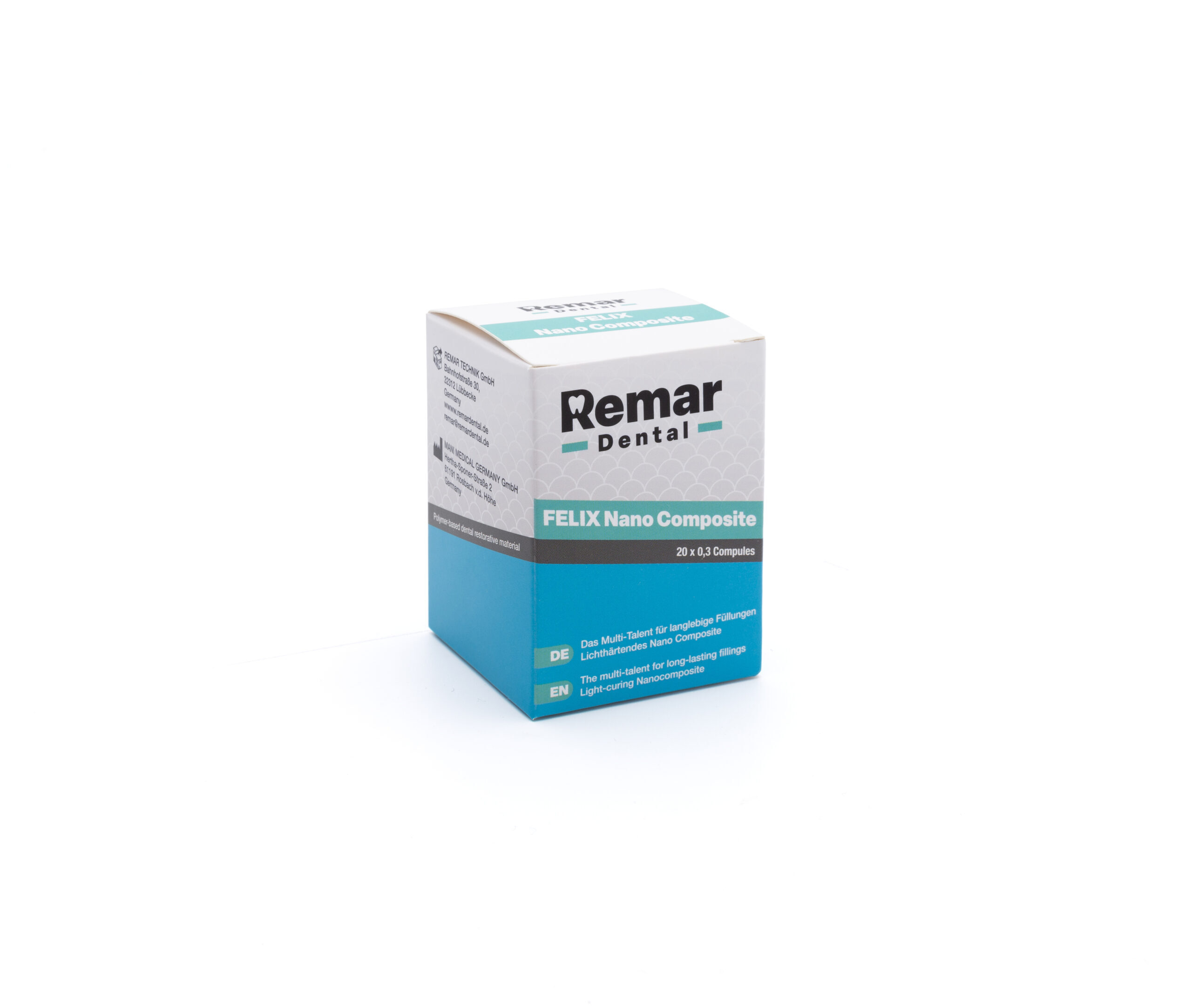 REMAR DENTAL FELIX Nano Composite Compules A1 A2 A3 20×0,3g | 323558