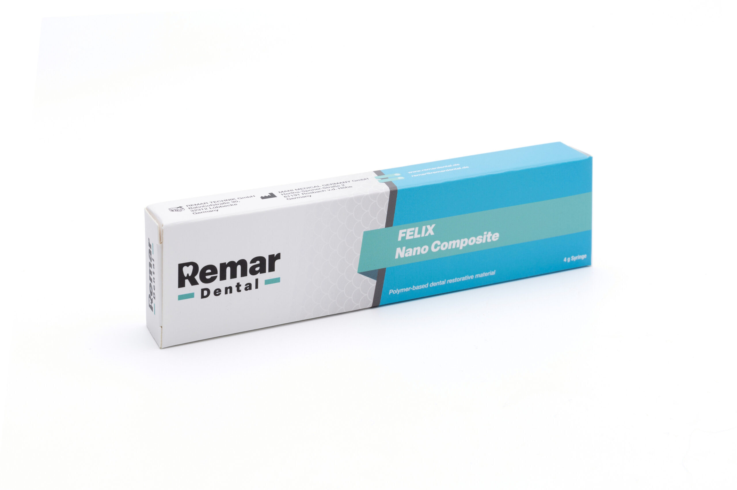 REMAR DENTAL FELIX Nano Composite 4g Spritzen A1 A2 A3 B1 B2 C2 Opaque A2 Opaque B2 | 323090