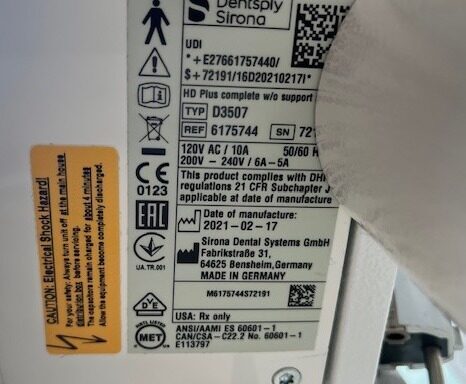 Sirona Heliodent Plus (2021) | 324119 Sirona Heliodent Plus (2021) | 324119