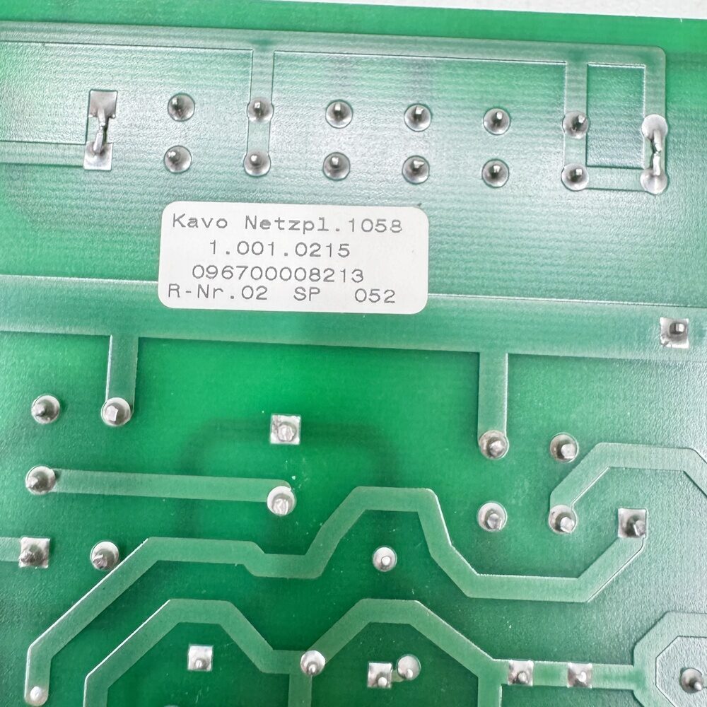 Kavo Netzplatine für Primus 1058 1080 E50 REF 1.001.0215 | 325531 Kavo Netzplatine für Primus 1058 1080 E50 REF 1.001.0215 | 325531