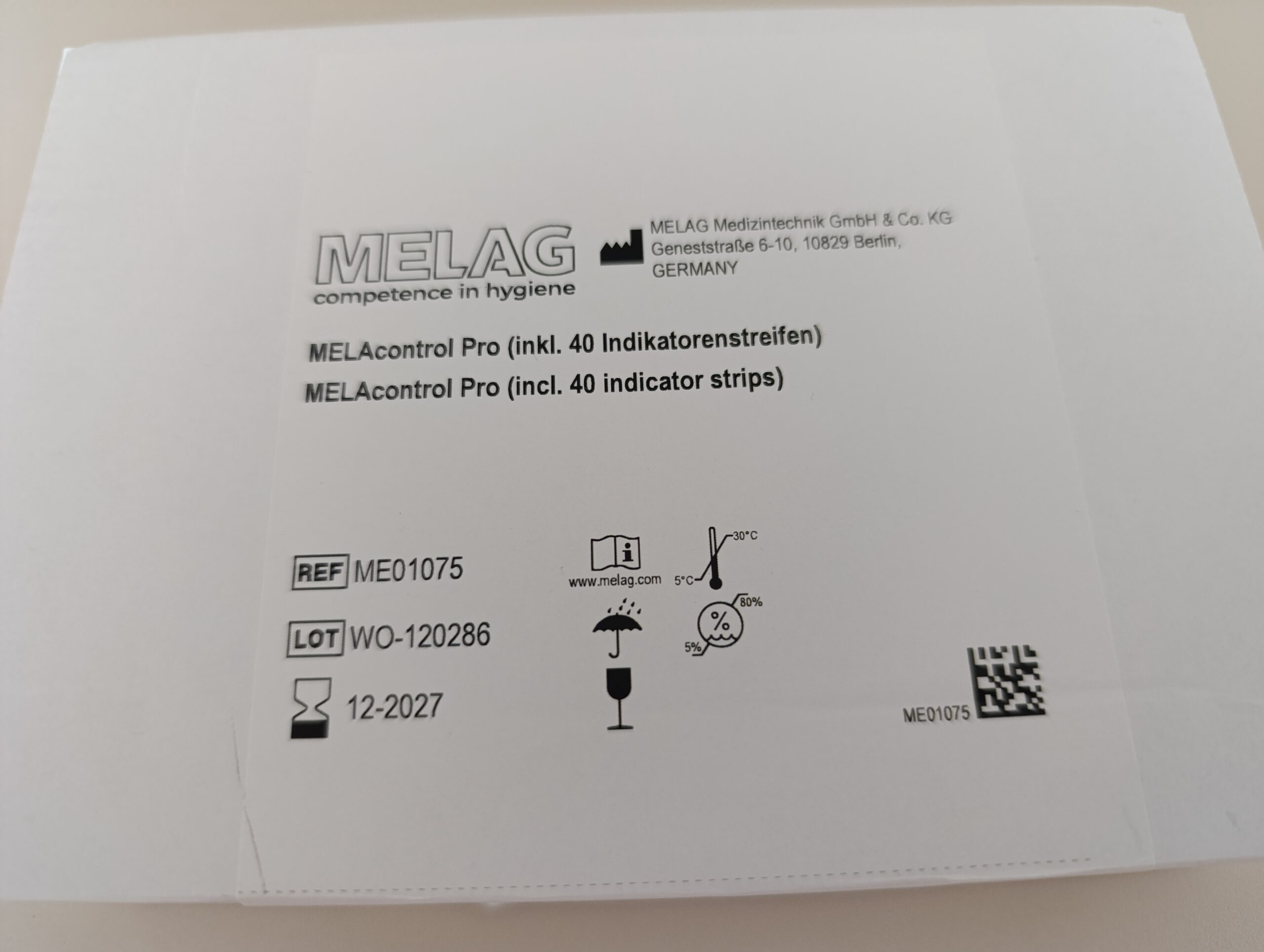 MELAcontrol Pro inkl. 40 Indikatorenstreifen | 325371 MELAcontrol Pro inkl. 40 Indikatorenstreifen | 325371