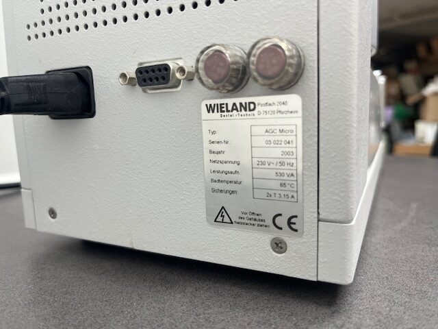 Wieland AGC Micro Galvanogerät Dental | 325079 Wieland AGC Micro Galvanogerät Dental | 325079