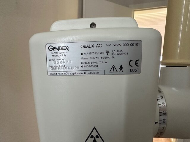 Gendex Röntgenstrahler mit Arm | 325195 Gendex Röntgenstrahler mit Arm | 325195