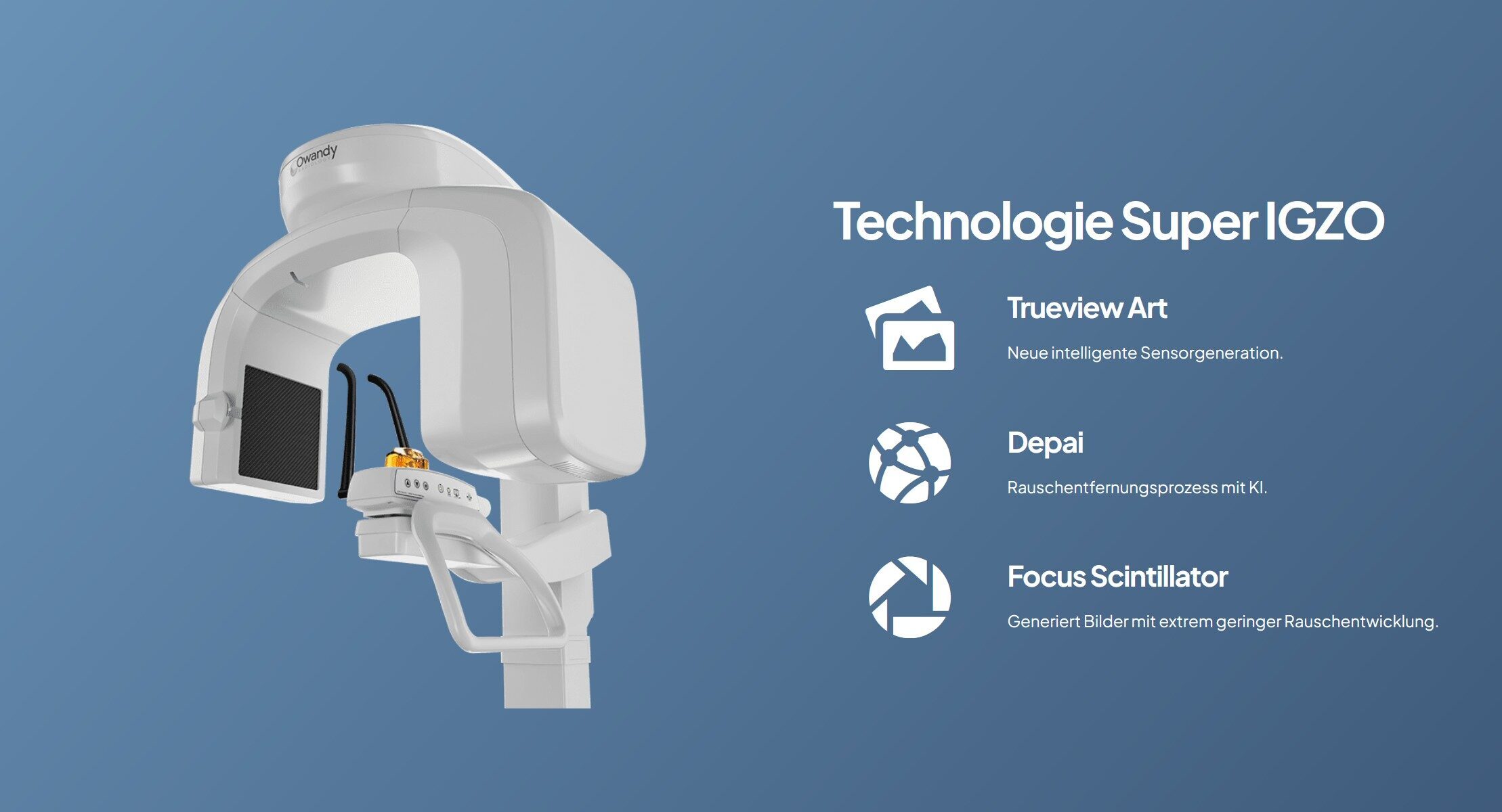 Owandy I-MAX 3D XPRO 2D Pan   FOV von 12×10 cm bis 5×5 cm | 325633