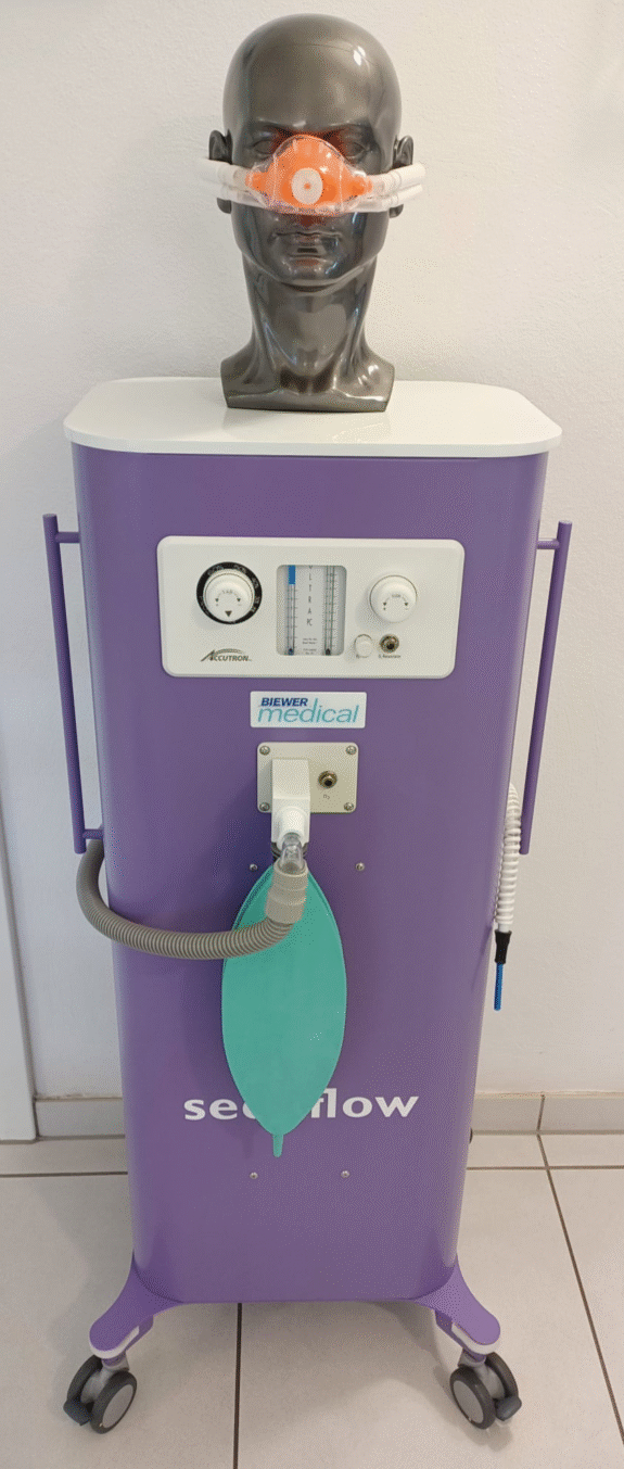 VORFÜHRWAGEN SONDERPREIS BIEWER medical Lachgas-Gerät sedaflow® slimline ANALOG | 324558
