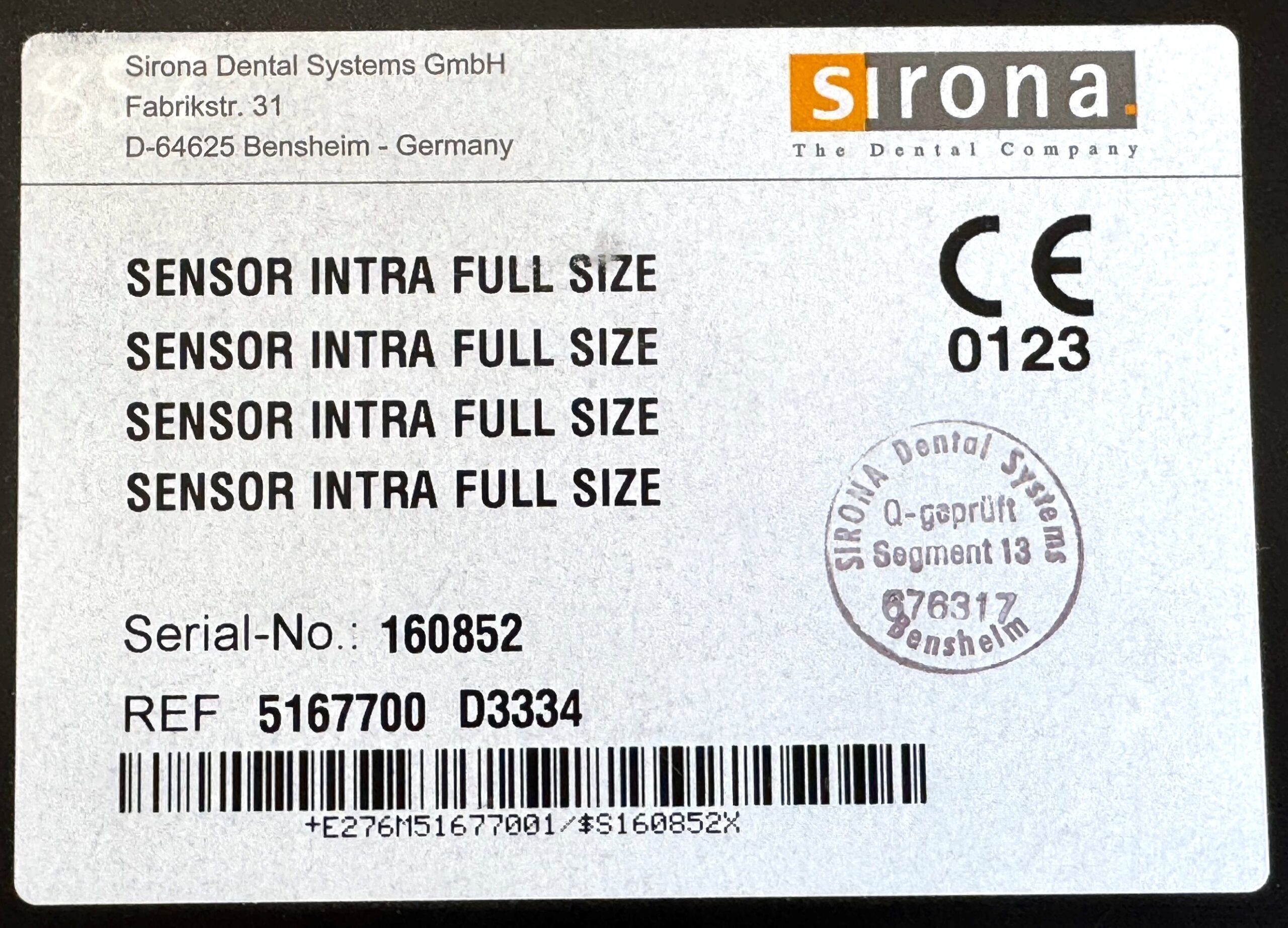 Sirona XIOS XG USB mit Supreme Sensor für intraorales Röntgen | 324435 Sirona XIOS XG USB mit Supreme Sensor für intraorales Röntgen | 324435