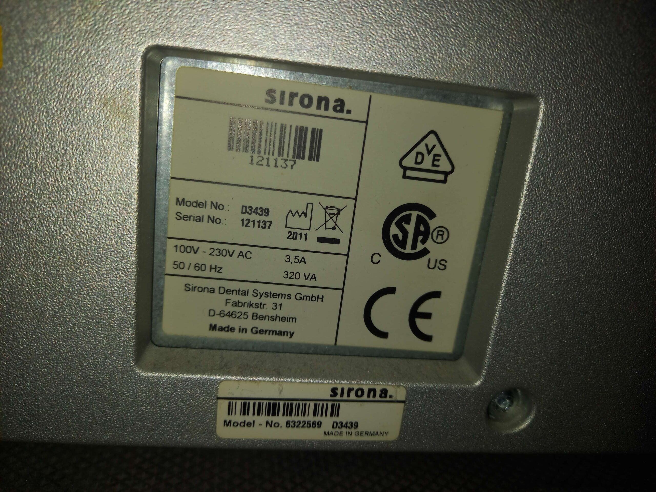 Sirona inLab MC XL | 327758 Sirona inLab MC XL | 327758