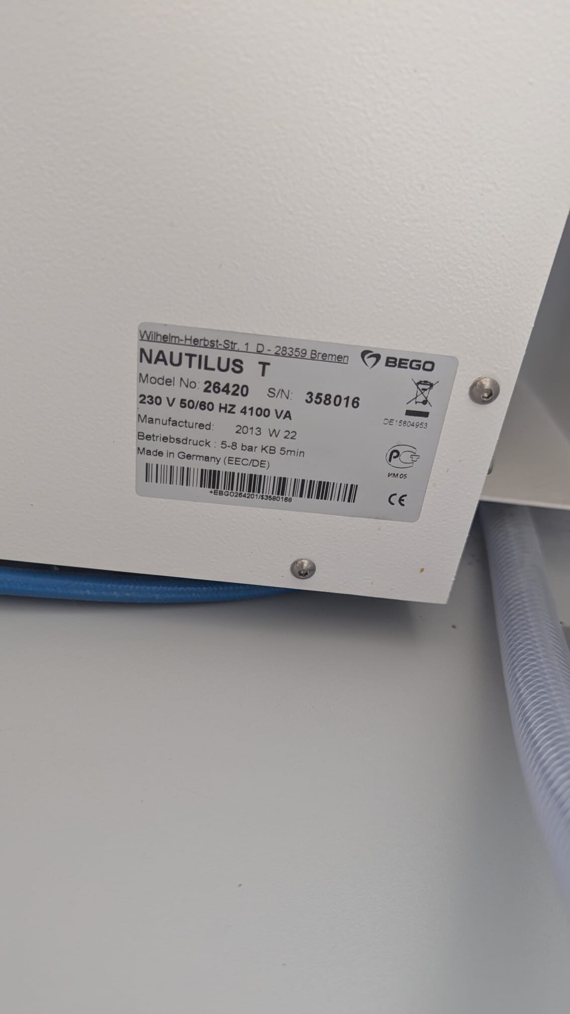 BEGO Nautilus T Vakuum Druckgussgerät | 327371 BEGO Nautilus T Vakuum Druckgussgerät | 327371