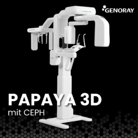 GENORAY PAPAYA 3D + CEPH –  „inkl. Installation, Workstation, Befundmonitor“ inkl. 10 Jahre Garantie GENORAY PAPAYA 3D + CEPH –  „inkl. Installation, Workstation, Befundmonitor“ inkl. 10 Jahre Garantie
