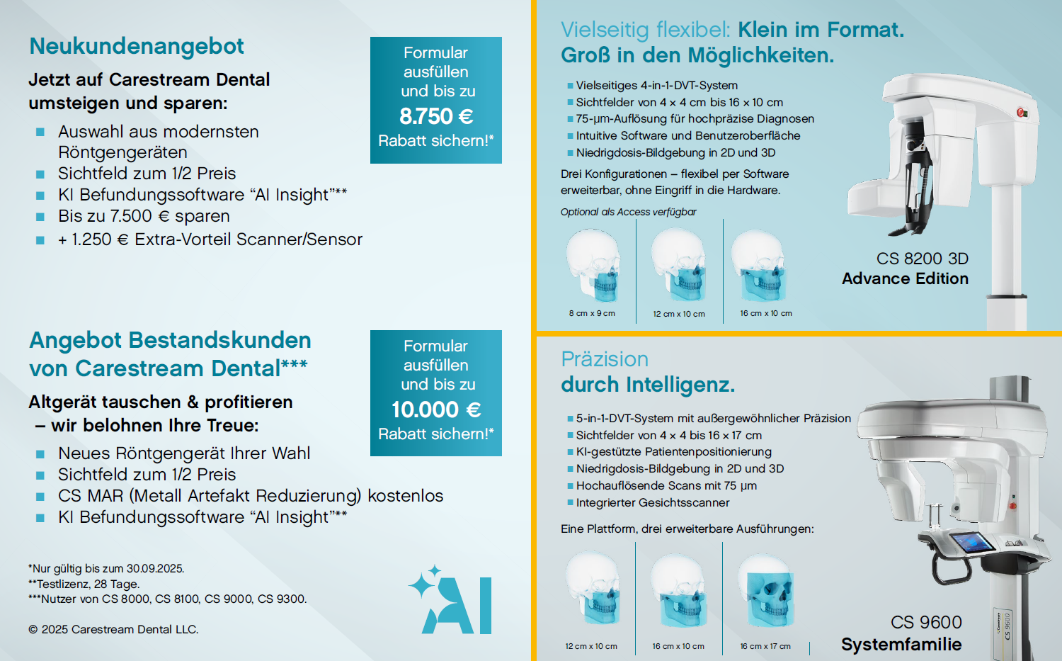 Carestream AKTION: Röntgensicher. Windows 11. Jetzt bis zu 10.000 Euro sparen* | 326329 Carestream AKTION: Röntgensicher. Windows 11. Jetzt bis zu 10.000 Euro sparen* | 326329