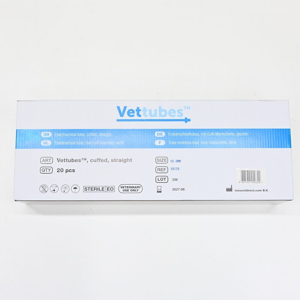 Vettubes Veterinärbedarf Endotrachealtubus mit Cuff-Manschette gerade 10,0 mm | 327714 Vettubes Veterinärbedarf Endotrachealtubus mit Cuff-Manschette gerade 10,0 mm | 327714