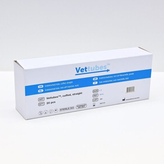 Vettubes Veterinärbedarf Endotrachealtubus mit Cuff-Manschette gerade 2,5 mm | 327642