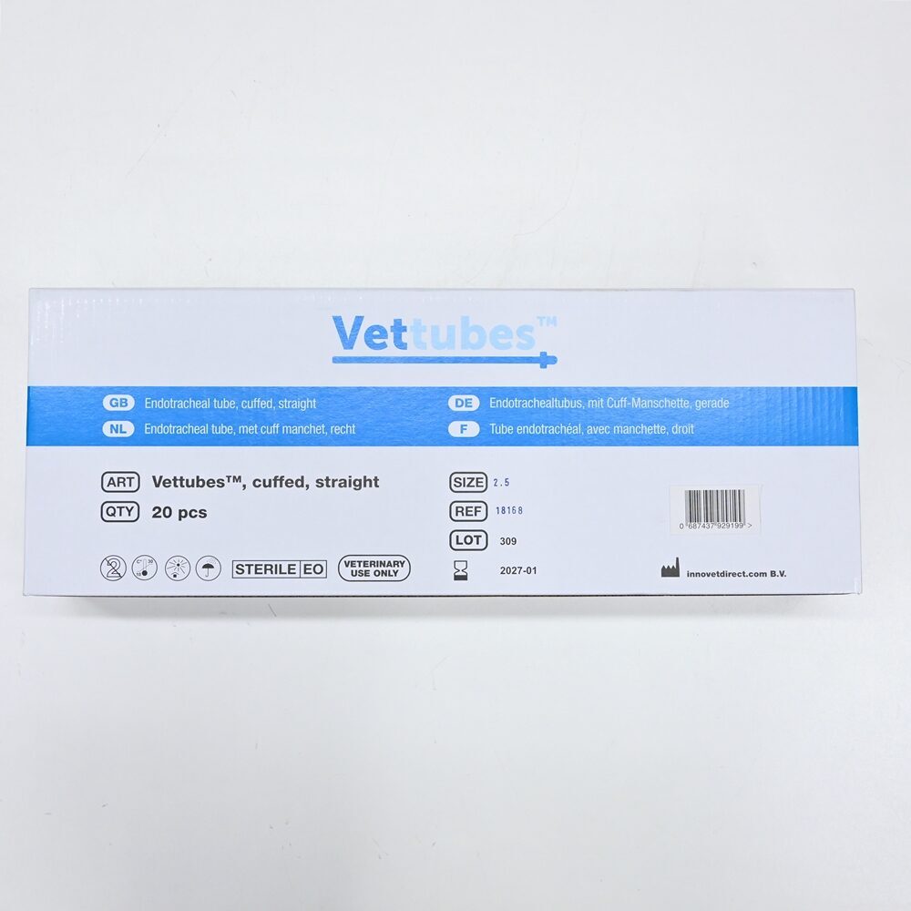 Vettubes Veterinärbedarf Endotrachealtubus mit Cuff-Manschette gerade 2,5 mm | 327643 Vettubes Veterinärbedarf Endotrachealtubus mit Cuff-Manschette gerade 2,5 mm | 327643