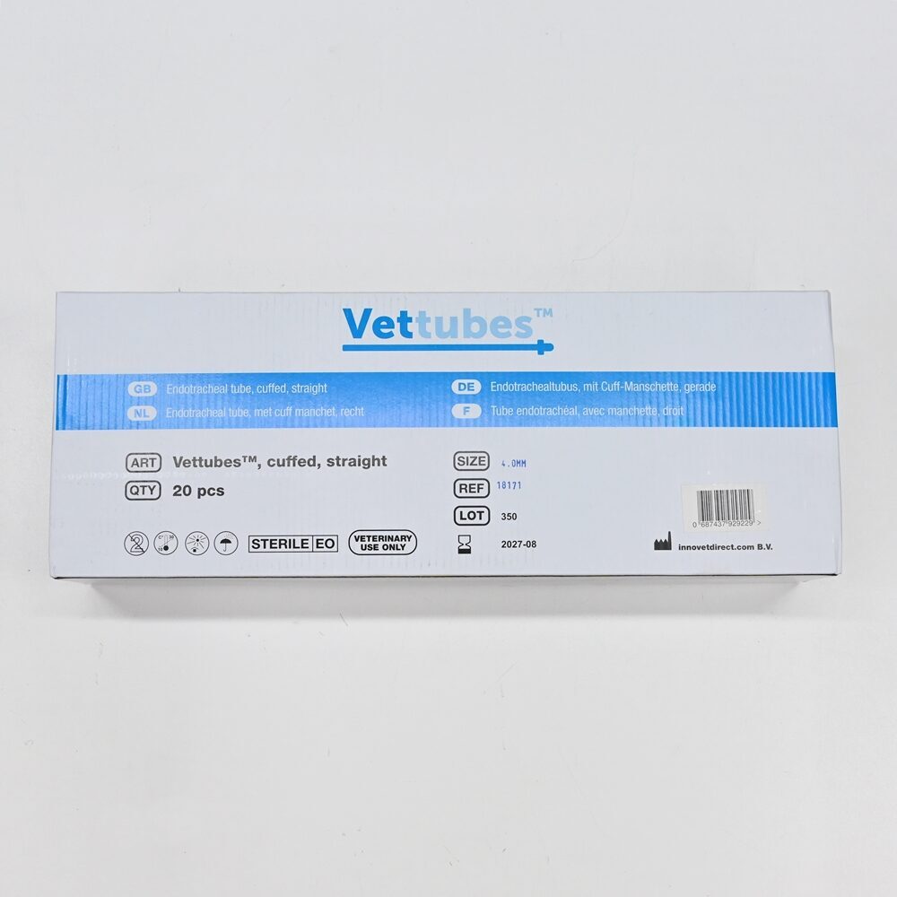 Vettubes Veterinärbedarf Endotrachealtubus mit Cuff-Manschette gerade 4,0 mm | 327705 Vettubes Veterinärbedarf Endotrachealtubus mit Cuff-Manschette gerade 4,0 mm | 327705