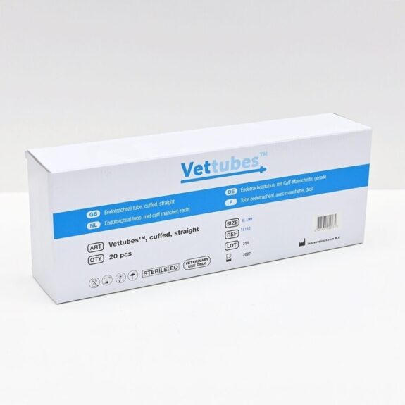 Vettubes Veterinärbedarf Endotrachealtubus mit Cuff-Manschette gerade 6,5 mm | 327638