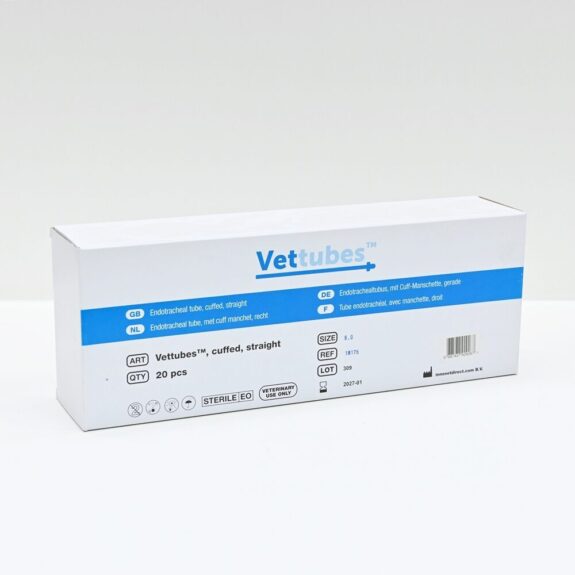 Vettubes Veterinärbedarf Endotrachealtubus mit Cuff-Manschette gerade 6,0 mm | 327626
